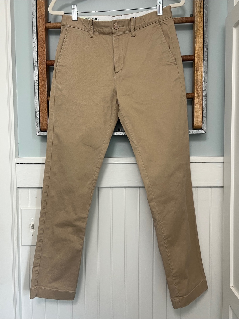 Boys J.Crew crewcuts 14 slim khaki pants stretch